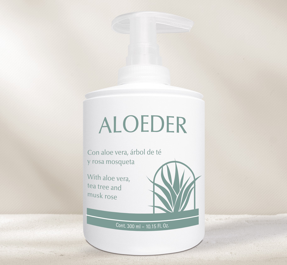 Imagen del Aloeder corporal de Tegoder Cosmetics